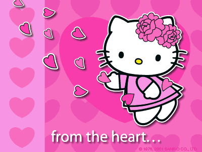 Here are some Hello Kitty Valentine cards 